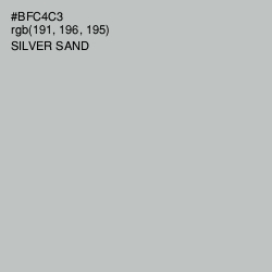 #BFC4C3 - Silver Sand Color Image